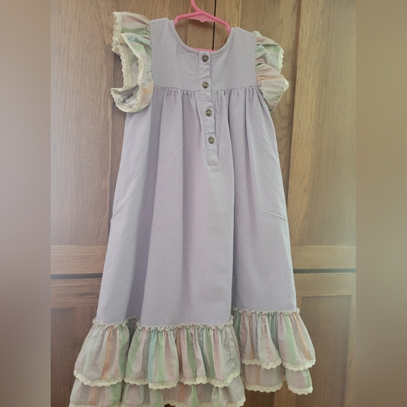 Little Prim Girls Farmhouse Style Dress.  Size 6X - Picture 3 of 10